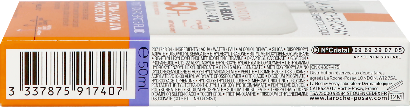 Lrp Anthlios Uvmune A/pigment. Fluide Spf50+ 50ml 4