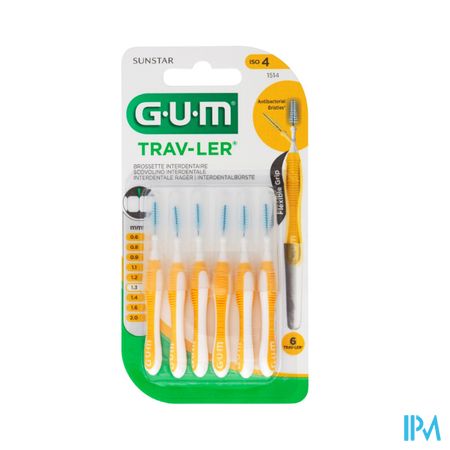 Gum Trav-ler Interdent.borsteltje 1,3mm 6 1514m6