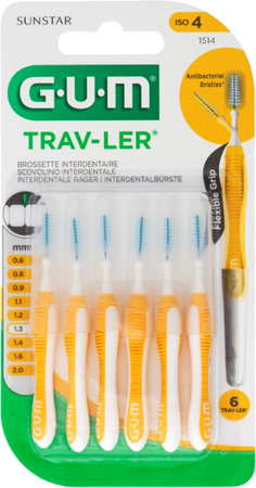 Gum Trav-ler Interdent.borsteltje 1,3mm 6 1514m6 main product photo
