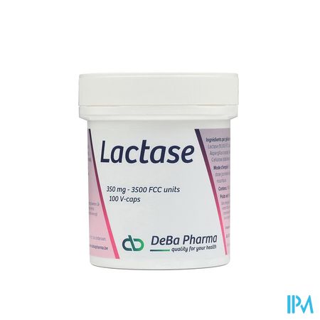 Lactase 350mg V-caps 100 Deba