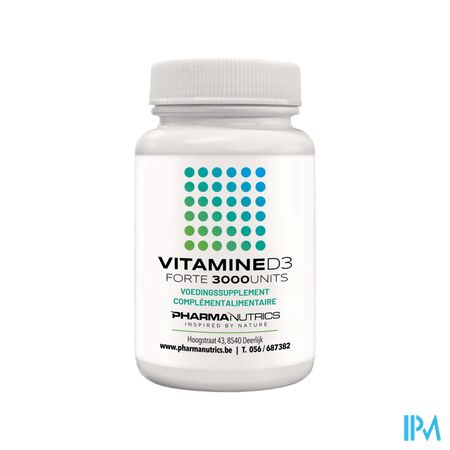 Vit D3 Forte 3000iu Caps 120 Pharmanutrics