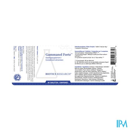 Gammanol Forte Biotics Comp 90 3