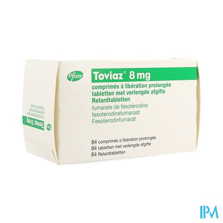 Toviaz 8mg Comp Verlengde Afgifte 84 X 8mg