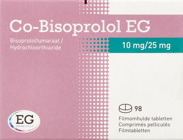 Co Bisoprolol EG 10Mg/25Mg Tabl 98 1