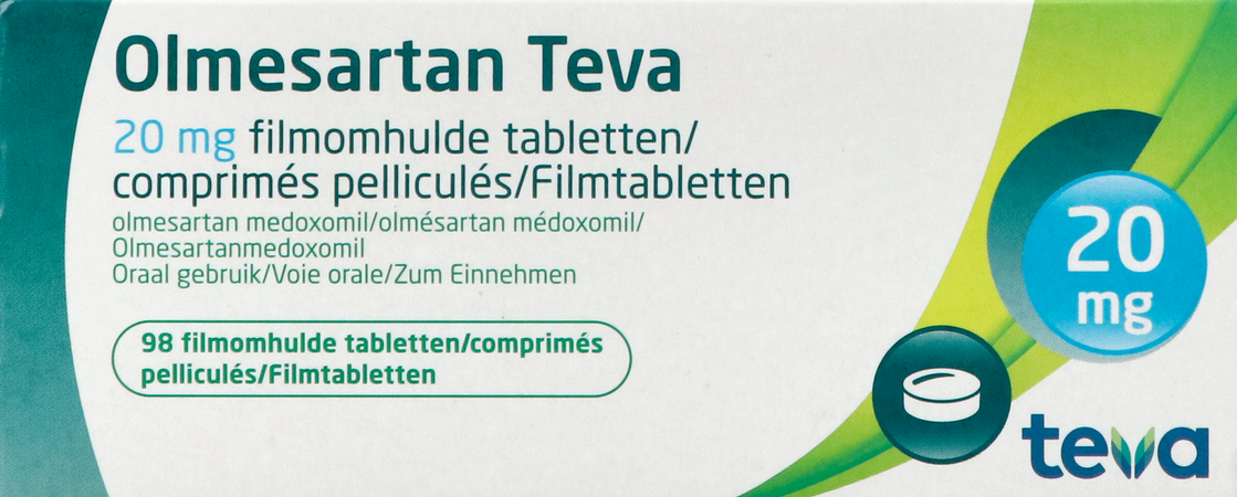 Olmesartan Teva 20mg Filmomh Tabl 98 1