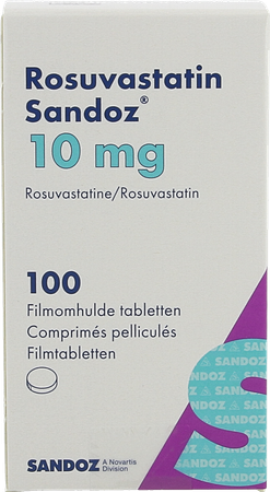 Rosuvastatin Sandoz 10mg Filmomh Tabl 100 Hdpe 2