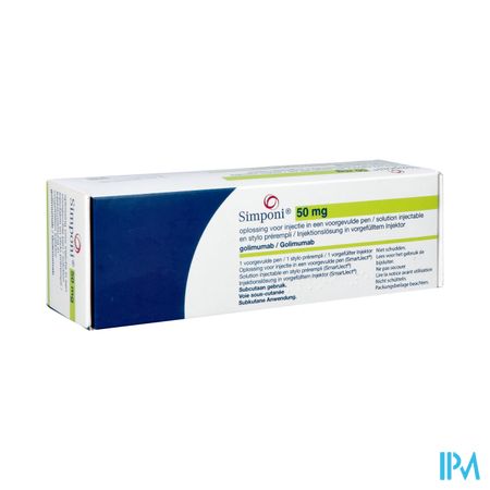 Simponi 50mg Orifarm Opl Inj Voorgevulde Pen 1