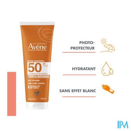 Avene Sol Spf50 Zonnemelk 250ml 3