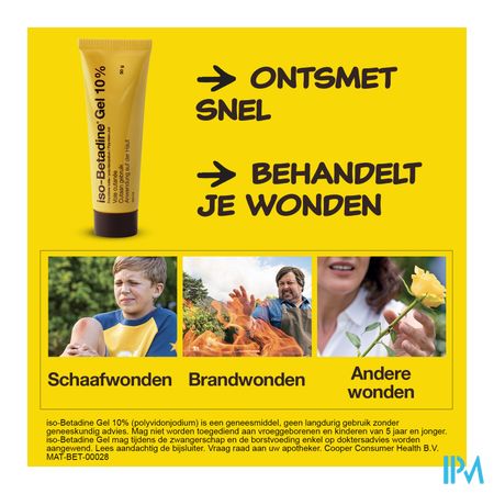 Iso Betadine Gel Tube 30g 13
