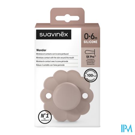 Suavinex Wonder Soother Sili.rev.0-6m Pale Mauve 1