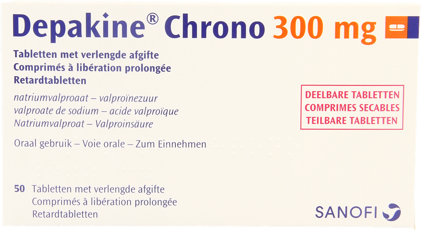 Depakine Chrono 300 Blister 5 X 10 1