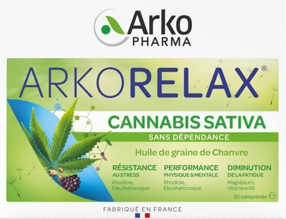 Arkorelax Stress Control Cannabis Sativa Comp 30 4
