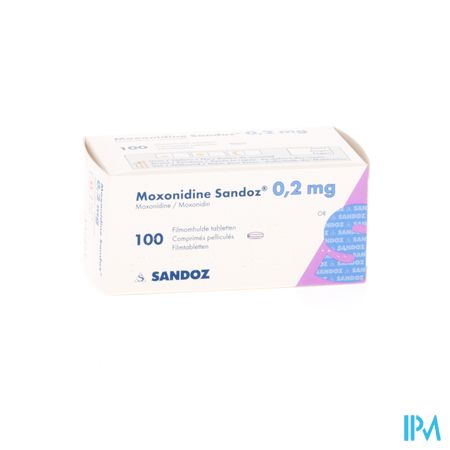 Moxonidine Sandoz Comp 100 X 0,2mg