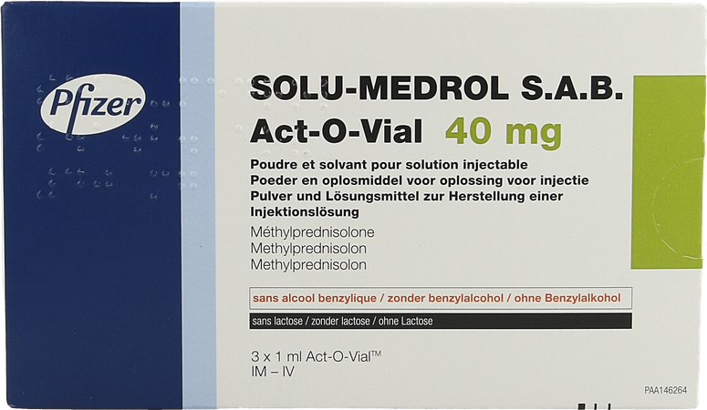 Solu-medrol Sab Act-o-vial 40mg Opl Inj Fl 3x40mg 1