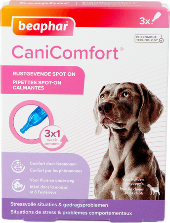 Beaphar Canicomfort Spot On Calmant 3x1ml 1