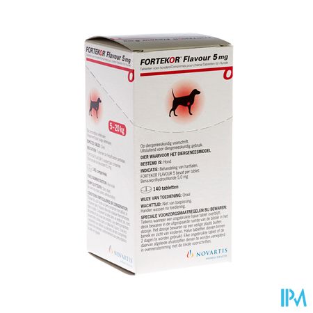 Fortekor Flavour 5mg Hond Tabl 10x14x 5,0mg