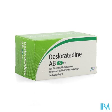 Desloratadine Ab 5mg Comp Pell 100 X 5mg