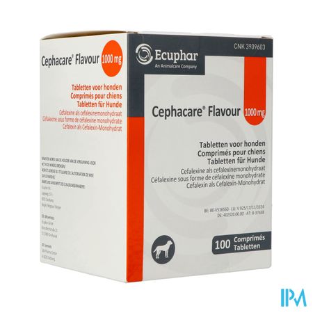 Cephacare Flavour 1000mg Comp Honden 100