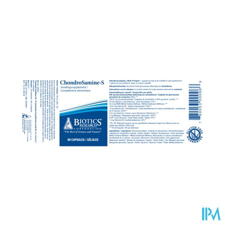 Chondrosamine-s Biotics Caps 90 6