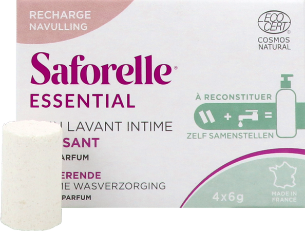Saforelle Essent.verzach.int.wasopl.pdr Navul.4x6g 8