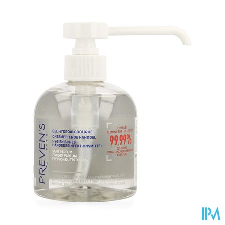 Preven's Gel Mains Hydro Alcool. Fl 300ml + Pompe