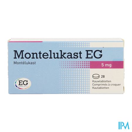 Montelukast EG Kauwtabletten 28 X 5 Mg 1