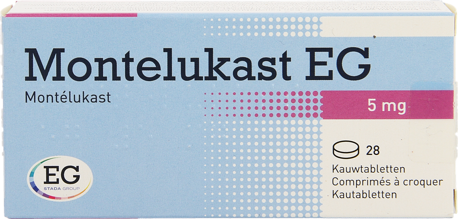 Montelukast EG Kauwtabletten 28 X 5 Mg 1