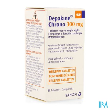 Depakine Chrono 300 Verlenge Afgifte Comp 50 Fl