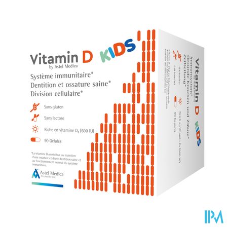 Astel Vitamin D Kids Caps 90