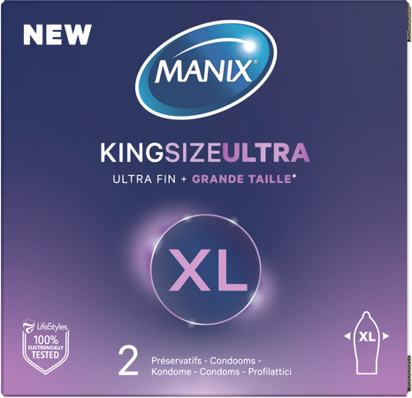Manix King Size Ultra Condoms 2 6