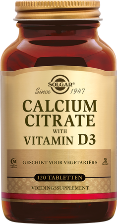 Solgar Calcium Citrate Vitamin D-3 Comp 240 1