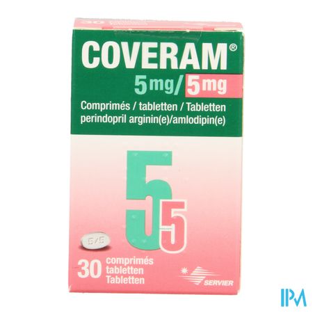 Coveram 5mg/ 5mg Comp 30 1