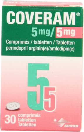 Coveram 5mg/ 5mg Comp 30