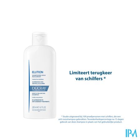 Ducray Elution Sh Zacht Evenwichtherstel. 400ml Nf 13