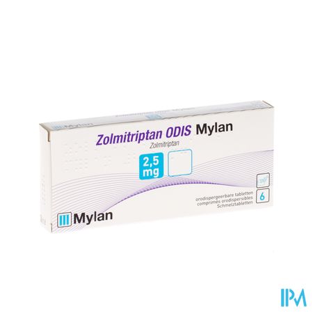 Zolmitriptan Odis Viatris 2,5mg Orodisp.tabl 6