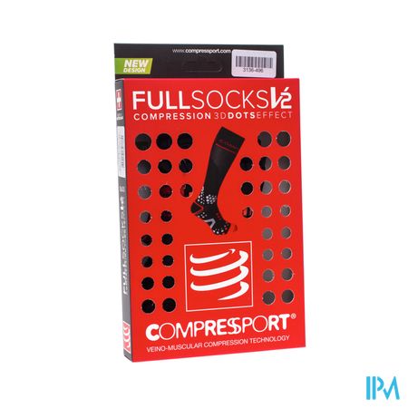 Compressport Full Socks Black 3l