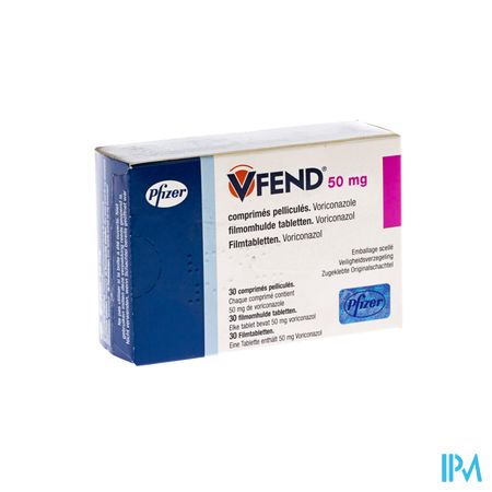 Vfend 50mg Comp Pell 30