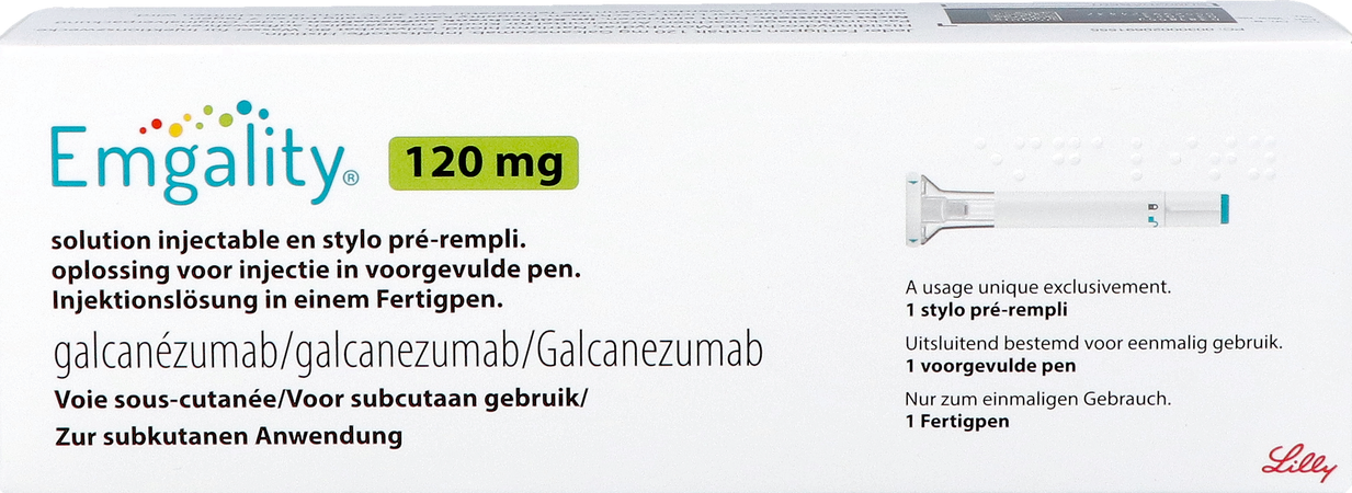 Emgality 120mg Opl Inj Voorgevulde Pen 1 1