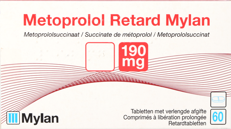 Metoprolol Viatris 190mg Tabl Retard 60 1