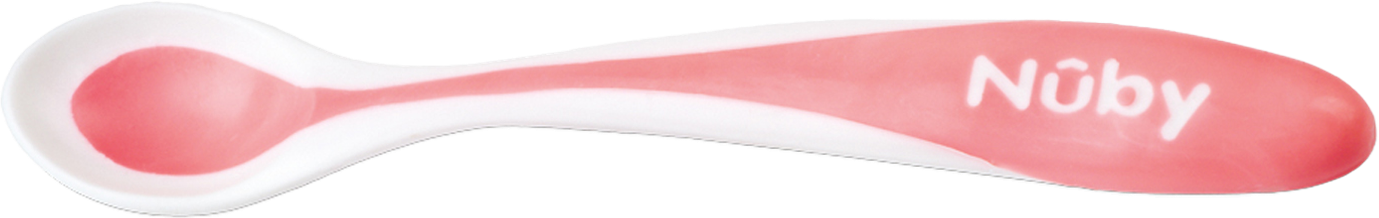 Nûby Warmtegevoelige lepel met zachte rand - 2stk – 3m+ 6