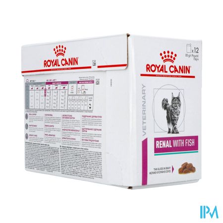 Royal Canin Cat Renal Fish Pouch Wet 12x85g