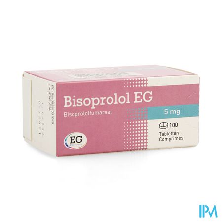 Bisoprolol EG Tabl 100X5Mg