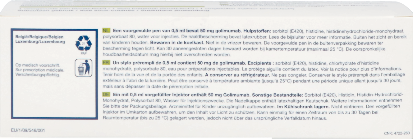 Simponi Pi Pharma 50mg Sol Inj Stylo Prerempl. 1 3