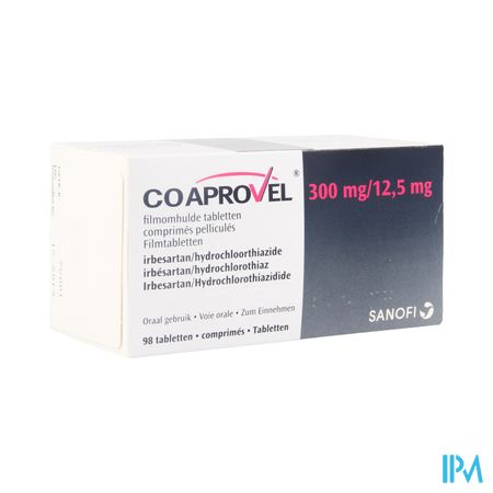 Coaprovel Tabl 98 X 300mg/12,5mg