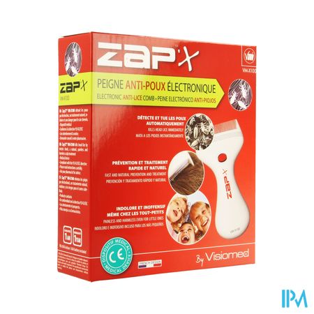 Zap'x Peigne Poux Electrique Z100