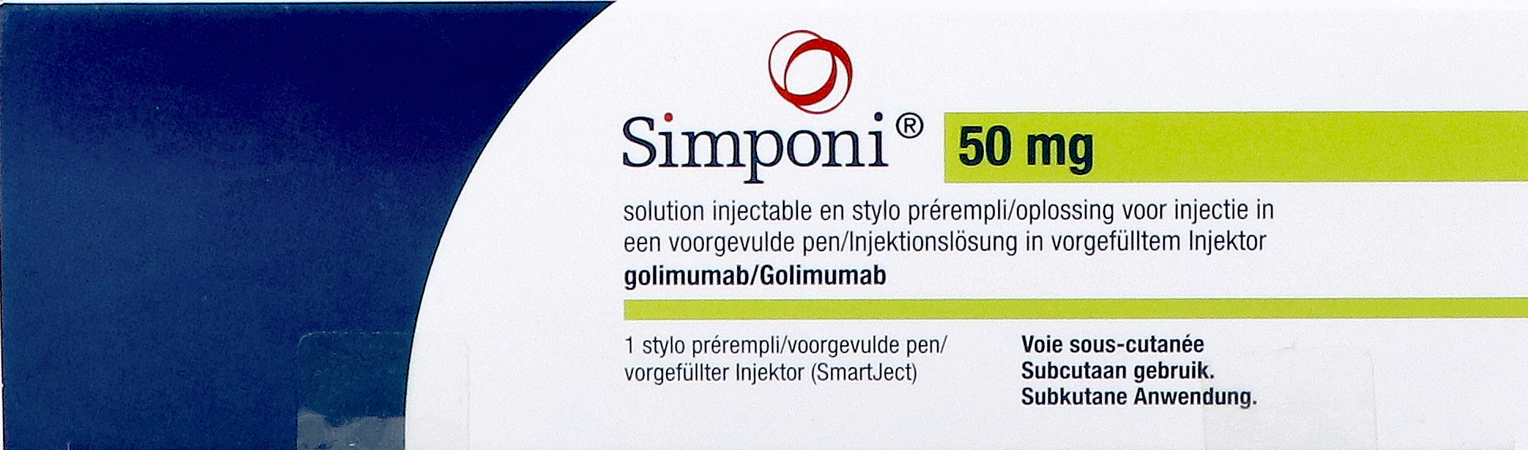 Simponi 50 mg (Abacus Medicine) sol. inj. s.c. stylo prérempli 0.5 ml 1