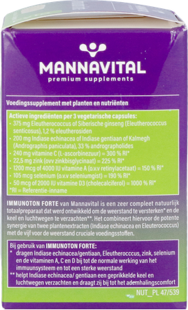 Mannavital Immunoton Forte V-caps 60 3
