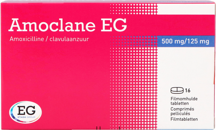 Amoclane EG 500Mg/125Mg Filmomh Tabl 16 2
