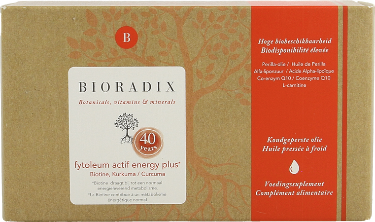 Bioradix - Actif Energy Plus Caps 60 1