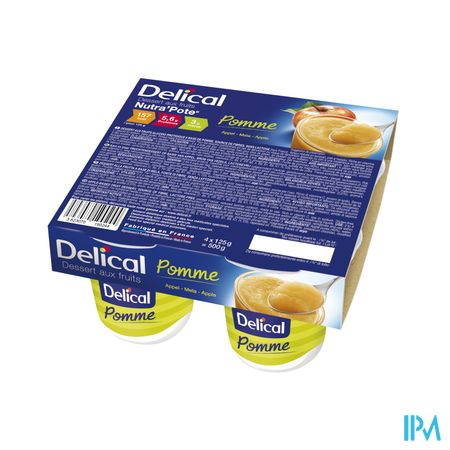 Delical Nutra Pote Appel Appel 4x125g